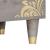 Cabinet TV cu sertar Gri 100 x 33 x 46 cm Lemn de mango solid GartenMobel Dekor