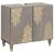 Dulap de chiuvetă Gri 62 x 33 x 58 cm Lemn de mango solid GartenMobel Dekor