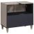 Dulap de chiuvetă Gri 62 x 33 x 58 cm Lemn de mango solid GartenMobel Dekor