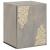 Dulap de perete cu ușă Gri 38 x 33 x 48 cm Lemn de mango solid GartenMobel Dekor