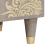 Dulap de Baie Gri 38 x 33 x 160 cm Lemn de mango solid GartenMobel Dekor