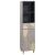 Dulap de Baie Gri 38 x 33 x 160 cm Lemn de mango solid GartenMobel Dekor