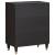 Bufet Negru 60 x 33 x 75 cm Lemn de mango solid GartenMobel Dekor