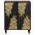 Bufet Negru 60 x 33 x 75 cm Lemn de mango solid GartenMobel Dekor
