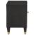 Cabinet TV cu raft Negru 80 x 33 x 46 cm Lemn de mango solid GartenMobel Dekor
