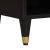 Cabinet TV cu sertar Negru 100 x 33 x 46 cm Lemn de mango solid GartenMobel Dekor