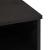 Cabinet TV cu sertar Negru 100 x 33 x 46 cm Lemn de mango solid GartenMobel Dekor