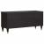 Cabinet TV cu sertar Negru 100 x 33 x 46 cm Lemn de mango solid GartenMobel Dekor