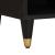 Cabinet TV cu sertar Negru 80 x 33 x 46 cm Lemn de mango solid GartenMobel Dekor