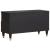 Cabinet TV cu sertar Negru 80 x 33 x 46 cm Lemn de mango solid GartenMobel Dekor