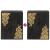 Dulap de perete Negru 38 x 33 x 48 cm Lemn de mango solid GartenMobel Dekor