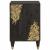 Dulap de Baie cu ușă Negru 38 x 33 x 58 cm Lemn de mango solid GartenMobel Dekor
