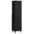 Dulap de Baie Negru 38 x 33 x 160 cm Lemn de mango solid GartenMobel Dekor