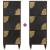 Bufet cu raft cu ușă Negru 40 x 33 x 110 cm Lemn de mango solid GartenMobel Dekor