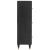 Bufet cu raft cu ușă Negru 40 x 33 x 110 cm Lemn de mango solid GartenMobel Dekor