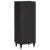 Bufet cu raft cu ușă Negru 40 x 33 x 110 cm Lemn de mango solid GartenMobel Dekor