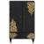 Bufet cu sertar Negru 60 x 33 x 100 cm Lemn de mango solid GartenMobel Dekor