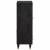 Bufet cu sertar Negru 60 x 33 x 100 cm Lemn de mango solid GartenMobel Dekor