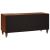 Cabinet TV cu raft Maro 105 x 33,5 x 46 cm Lemn de mango solid GartenMobel Dekor