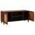 Cabinet TV cu raft Maro 105 x 33,5 x 46 cm Lemn de mango solid GartenMobel Dekor