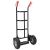 Troler extensibil Negru și roșu 57 x 46 x 113 cm Oțel GartenMobel Dekor