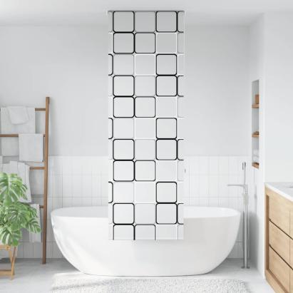 Jaluzelă de duș 60x240 cm lățime material 56 cm GartenMobel Dekor