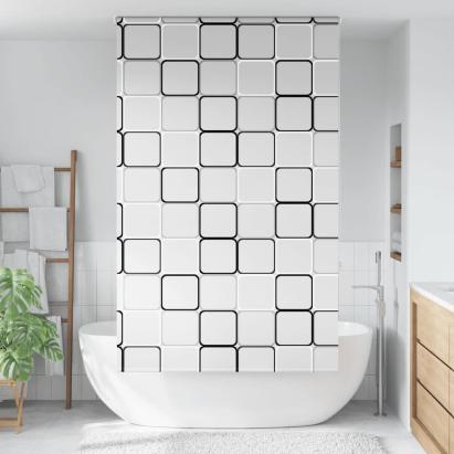 Jaluzea cu rolă de duș 120x240 cm lățime material 116 cm GartenMobel Dekor