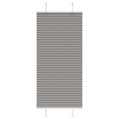 Jaluzea plisată Antracit 55x150 cm Lățime țesătură 54,4 cm GartenMobel Dekor