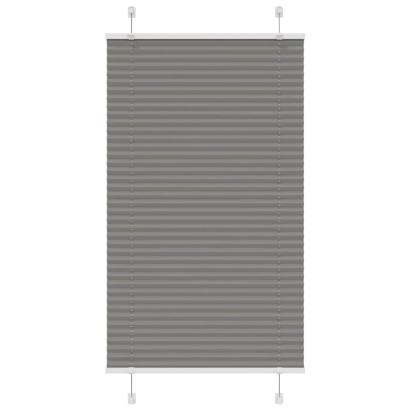 Jaluzea plisată Antracit 70x150 cm Lățime țesătură 69,4 cm GartenMobel Dekor
