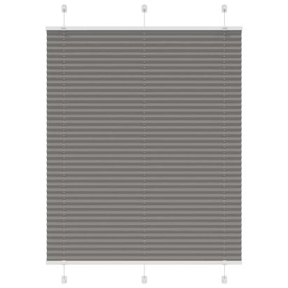 Jaluzea plisată Antracit 105x150 cm Lățime țesătură 104,4 cm GartenMobel Dekor