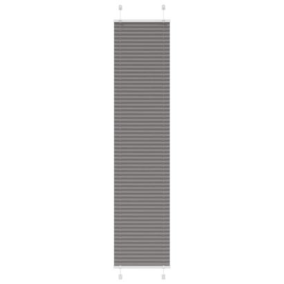 Jaluzea plisată Antracit 45x200 cm Lățime țesătură 44,4 cm GartenMobel Dekor