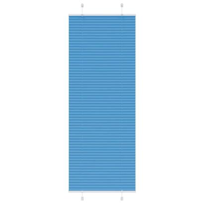 Jaluzea plisată Albastru 70x200 cm Lățime țesătură 69,4 cm GartenMobel Dekor