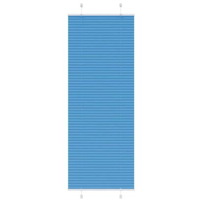 Jaluzea plisată Albastru 80x200 cm Lățime țesătură 79,4 cm GartenMobel Dekor