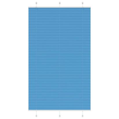 Jaluzea plisată Albastru 120x200 cm Lățime țesătură 119,4 cm GartenMobel Dekor