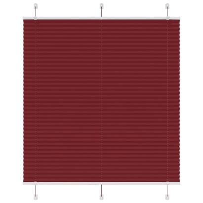 Jaluzea plisată Bordeaux Roșu 115x100 cm Lățime țesătură GartenMobel Dekor