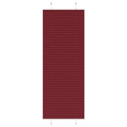 Jaluzea plisată Bordeaux Roșu 70x200 cm Lățime țesătură 69,4 cm GartenMobel Dekor