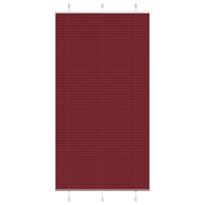 Jaluzea plisată Bordeaux Roșu 105x200 cm Lățime țesătură 104,4cm GartenMobel Dekor