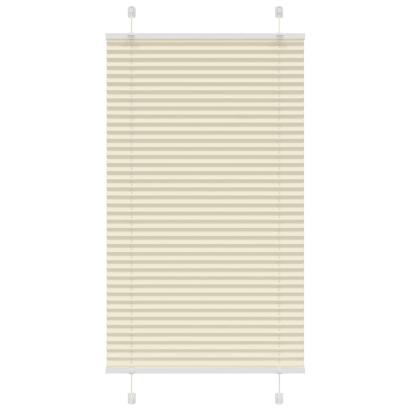 Jaluzea plisată Crem 70x100 cm Lățime țesătură 69,4 cm GartenMobel Dekor