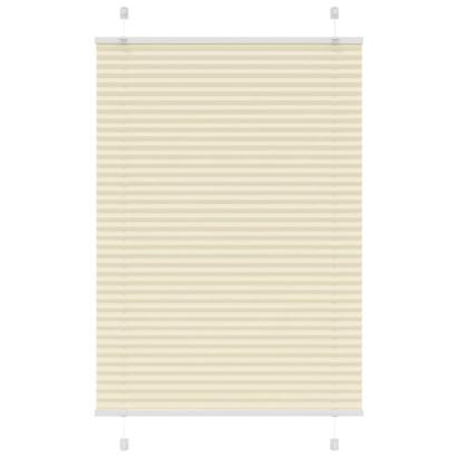 Jaluzea plisată Crem 85x150cm Lățime țesătură 84,4 cm GartenMobel Dekor