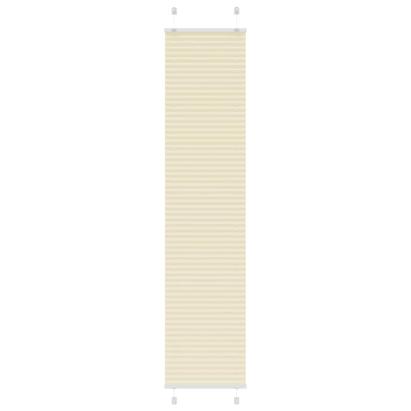 Jaluză plisată Crem 40x200 cm Lățime țesătură 39,4 cm GartenMobel Dekor
