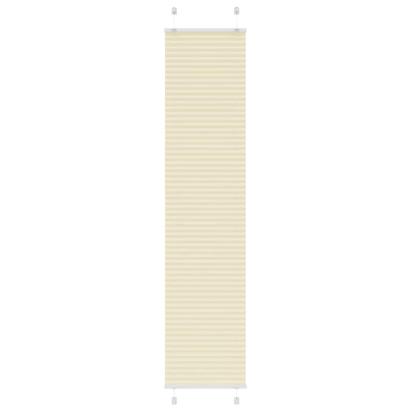 Jaluză plisată Crem 45x200 cm Lățime țesătură 44,4 cm GartenMobel Dekor