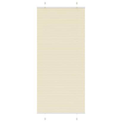 Jaluzea plisată Crem 85x200cm Lățime țesătură 84,4 cm GartenMobel Dekor