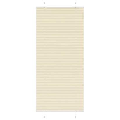 Jaluză plisată Crem 100x200cm Lățime țesătură 99,4cm GartenMobel Dekor