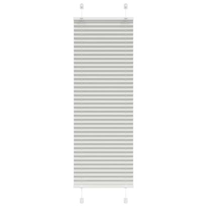 Jaluzea plisată gri deschis 40x100 cm Lățime țesătură 39,4 cm GartenMobel Dekor