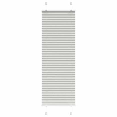 Jaluzea plisată gri deschis 45x100 cm Lățime țesătură 44,4 cm GartenMobel Dekor