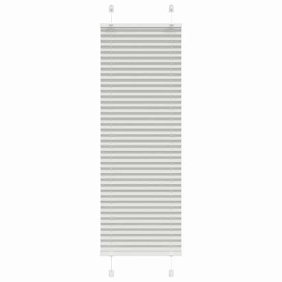 Jaluzea plisată gri deschis 45x150 cm Lățime țesătură 44,4 cm GartenMobel Dekor