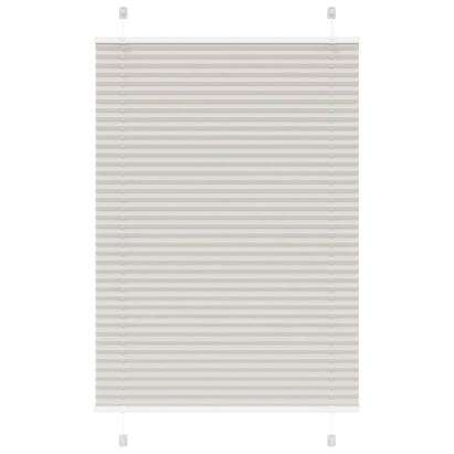 Jaluzea plisată gri deschis 100x150cm Lățime țesătură 99,4cm GartenMobel Dekor