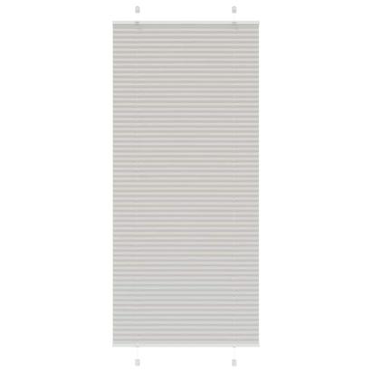 Jaluzea plisată gri deschis 100x200cm Lățime țesătură 99,4cm GartenMobel Dekor