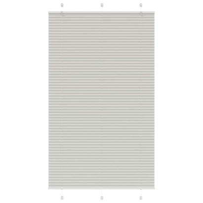Jaluzea plisată gri deschis 115x200 cm Lățime țesătură 114,4 cm GartenMobel Dekor