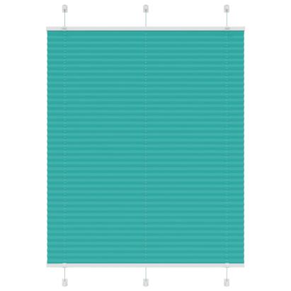Jaluzea plisată verde petrol 110x100 cm Lățime țesătură 109,4 cm GartenMobel Dekor
